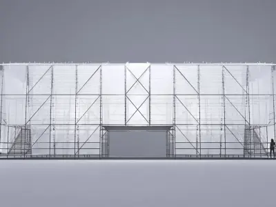 Layher Structure Pavilion 5 3D model