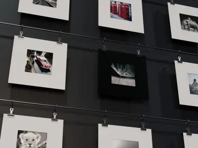 Photo Wall Deco Free low-poly 3D model