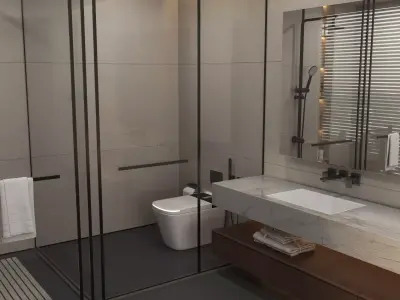 Bathroom 013 3D model