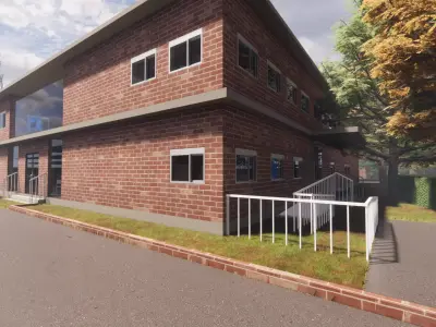 Community Multi-Speciality Hospital - Revit Model 3D model