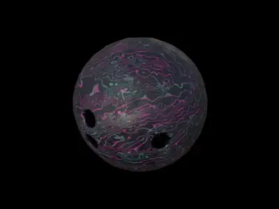 Bowling Props Low-poly 3D model