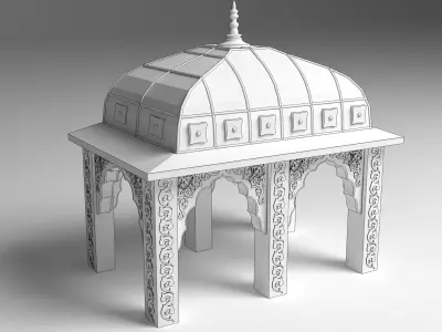 Indian Palace Dome 3D model