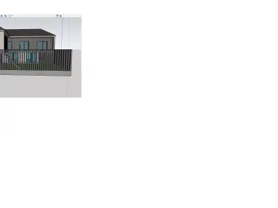 3D model of a house with a modern design 3D model