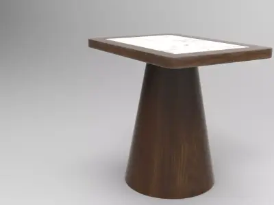 Ange Side Table Low-poly 3D model