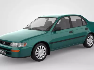Toyota Corolla AE101 3D model