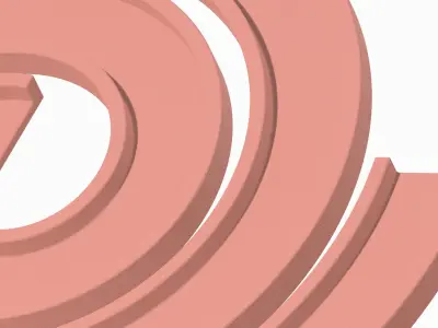 Spiral Racetrack 3D print model