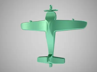 Plane Necklace 3D print model