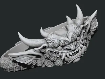  Ghost Control Bracelet Mythical Beast Bracelet 3D model