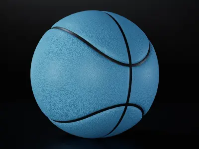 Basketball ball with 3 Textures Low-poly 3D model