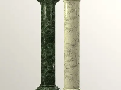 Marble Column 3D model