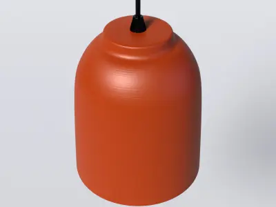 Touch Pendant Lamp Flat 3D model