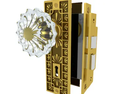 Door Knob Hardware 6 3D model