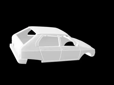 Citroen visa Club 3D print model