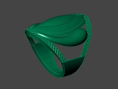 Plain Ring Women Ready STL 3DM Models Womens Rings 3D models 3D print model 81