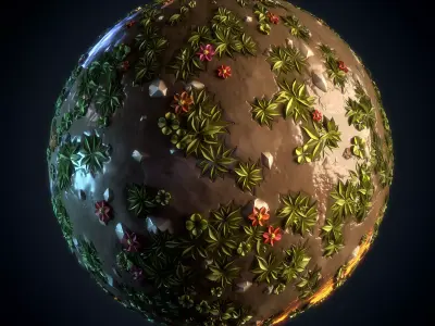 Water Stylized - Vol 03 - SBsar - Maps Texture