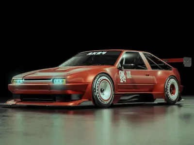 Toyota AE86 Vision 3D model