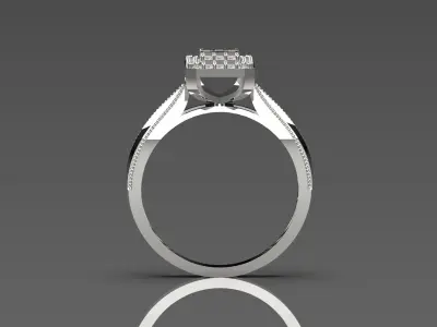 bride wedding ring jr00031 3D print model