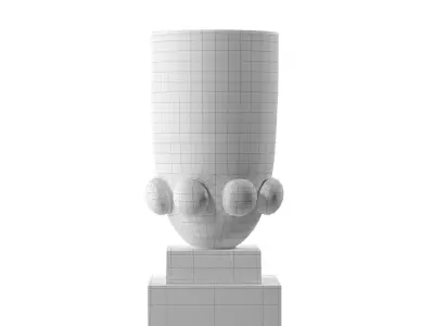 Uplighter Sculpture - Vase 3D model