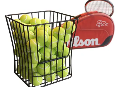 Tennis Kit Hq 3D model