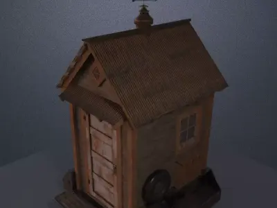 Tiny Mobile Home 3D model