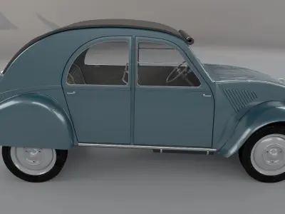 Citroen 2 CV 1959 3D model