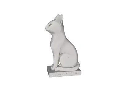  Spirit of the Cat Sculpture inspired by feline elegance 3D model