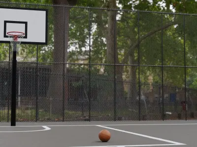 Basketball Court 3D model purchase