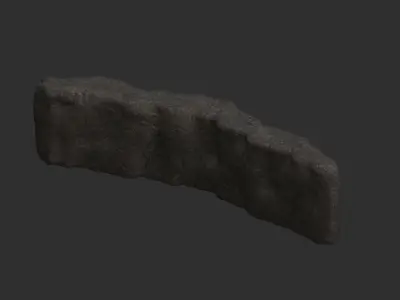Cave Wall 3 - Base Free low-poly 3D model