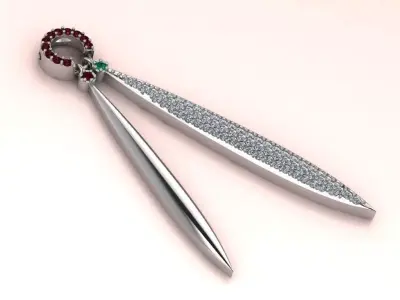 The Sun Dancer Pendant jewelry 3D model - for Her 3D print model