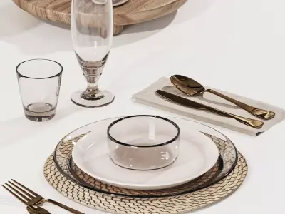 Table setting-H43 3D model