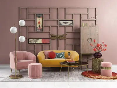 Archmodels vol 272 for 3dsmax - modern furniture sets 3D model