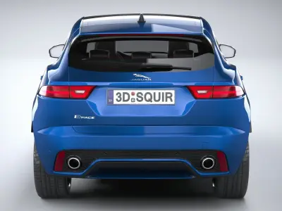 Jaguar E-Pace R-Dynamic 2021 3D model