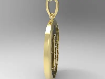 Decorative Letter Xh 3D print model