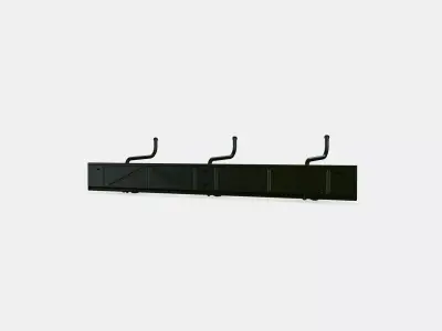 PINNIG Rack with 3 hooks 3D model