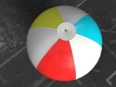 Beach Ball 3D model purchase