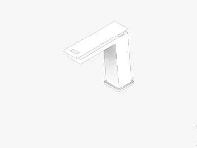 Basin Mixer - Luxury - Style Low-poly 3D model