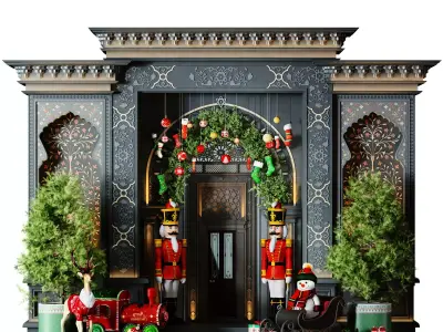 New Year Portal entrance 917 3D model