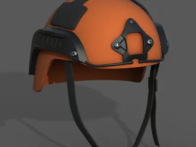 Helmet military combat armor scifi  Low-poly 3D model