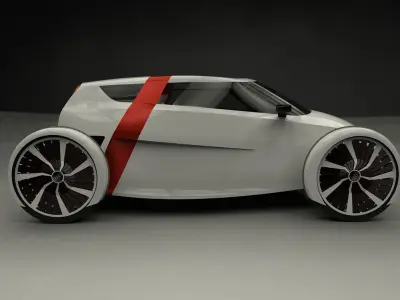 AUDI ELECTRIC CAR  3D model