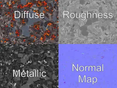 Enchanted Chest with Decorative Patterns and Glow model pack Low-poly 3D model