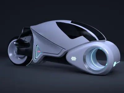 MotoCycle LightCycle  - Tron legacy   3D model