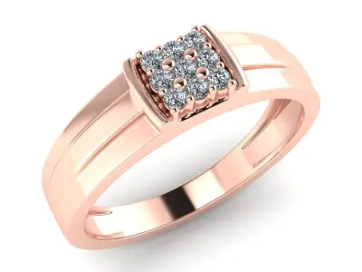 light weight  gold diamond rings-C111116SKCH2025985-wt-5-10 3D print model