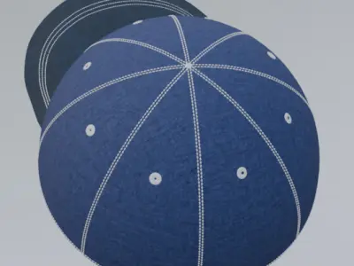 baseball cap 3D model