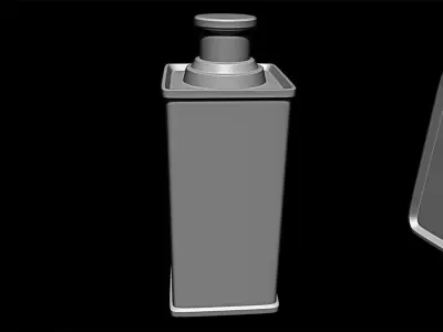 20 Oil Cans Base Mesh Vol 2 Low-poly 3D model