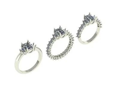 Daimond Ring 3D print model buy