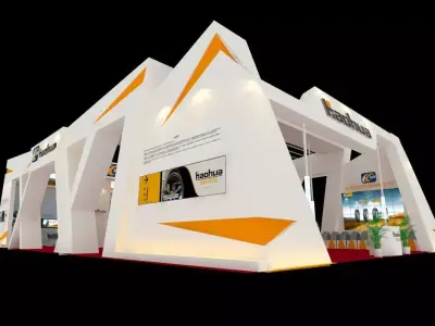 Exhibition - Area - 12X19-3DMAX2012-02 3D model