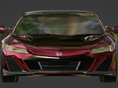 honda nsx type s 3D model