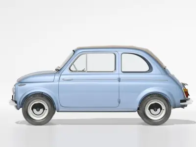 Fiat 500 Nuova 1958 3D model