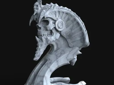 Pharaon Bust II 3D print model