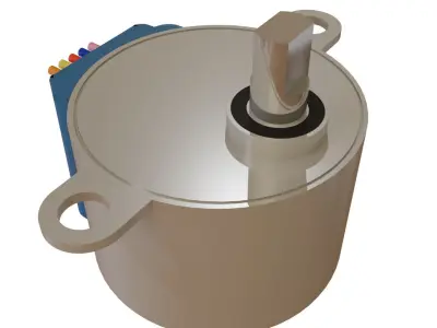 Stepper Motor 28BYJ-48  3D model